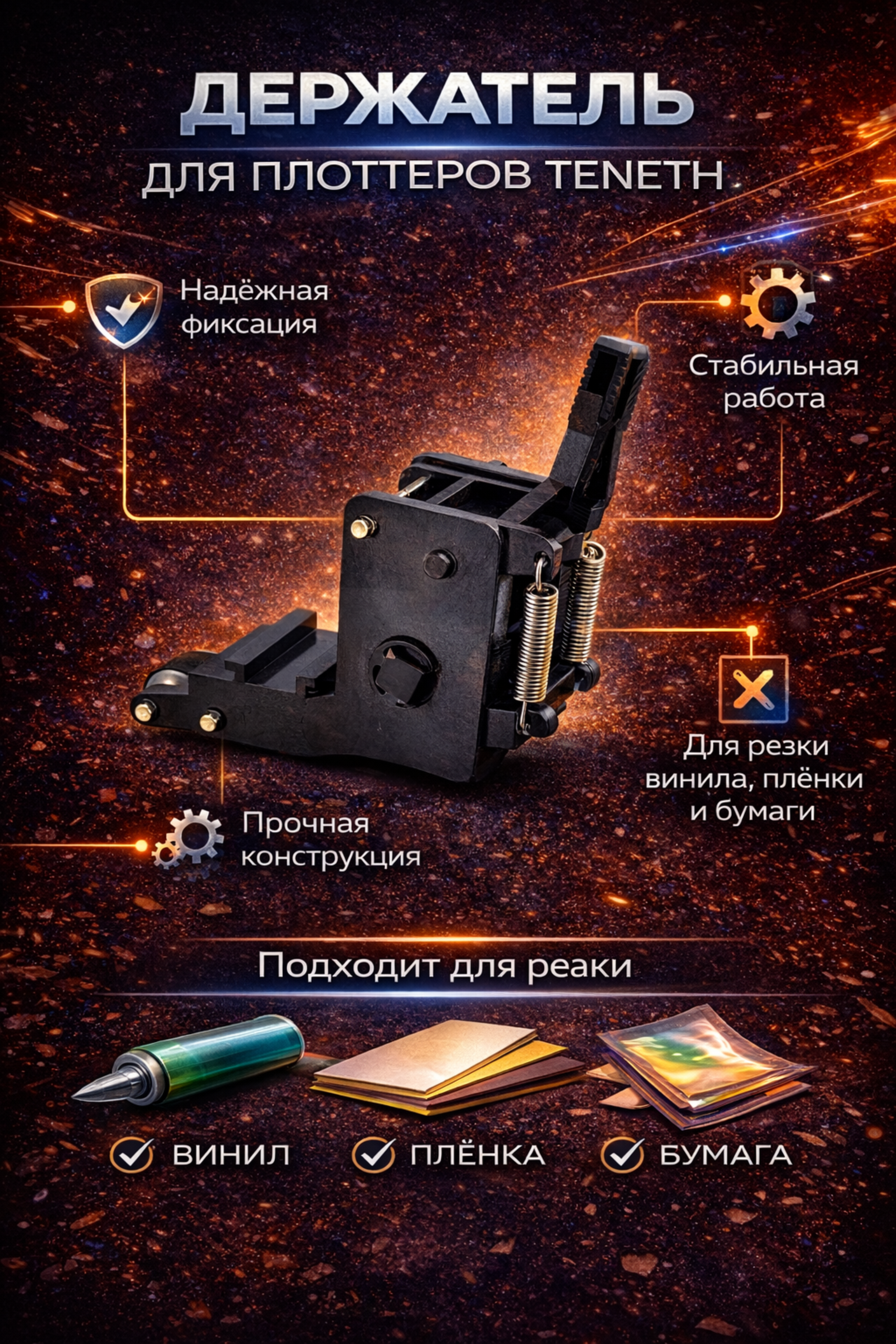Держатель для плоттеров TENETH